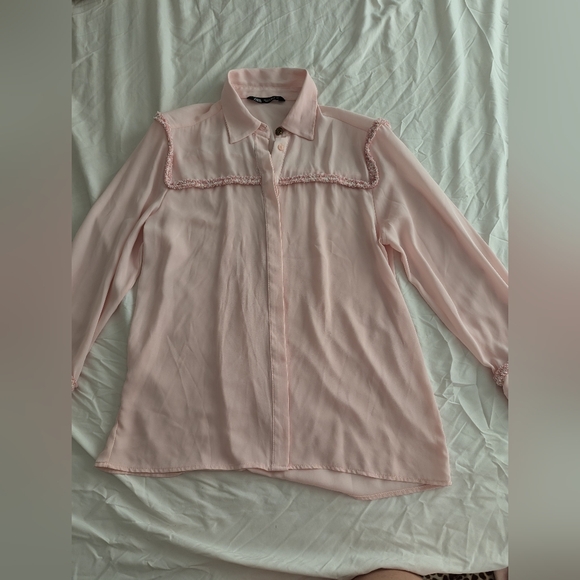 Zara Pink Blouse - Picture 2 of 5